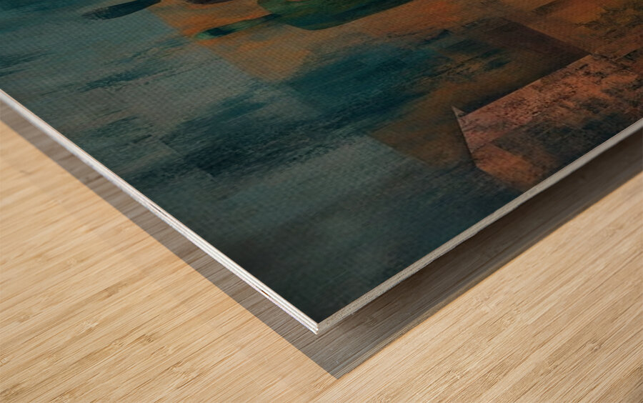 Where Shadows Gather Wood print