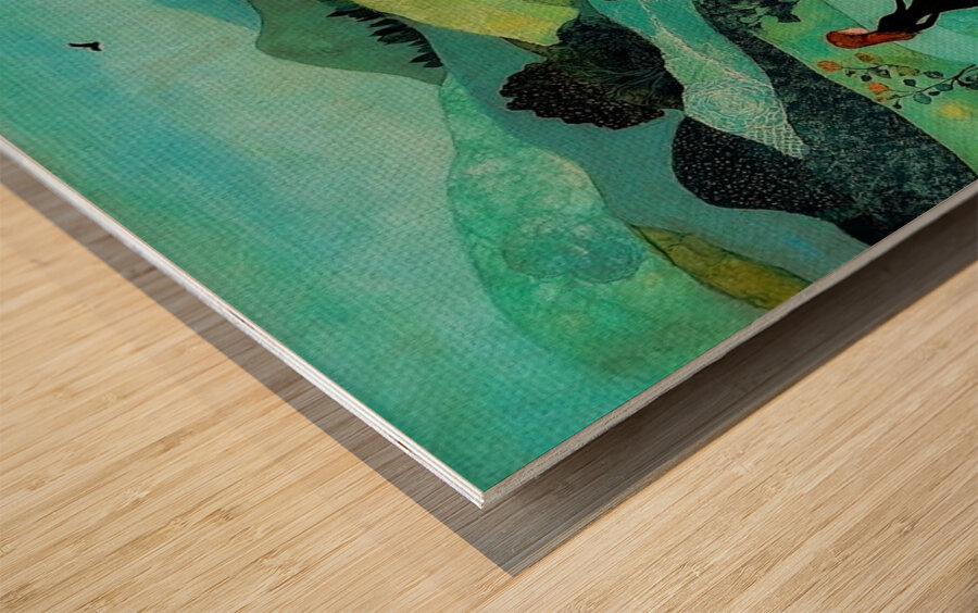 Wanderer of Light Wood print