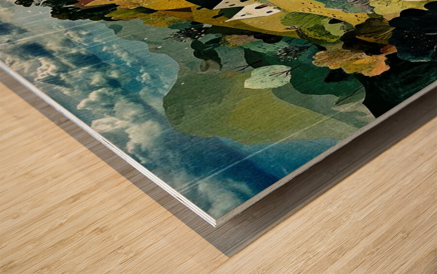 Whispers on the Hill Wood print