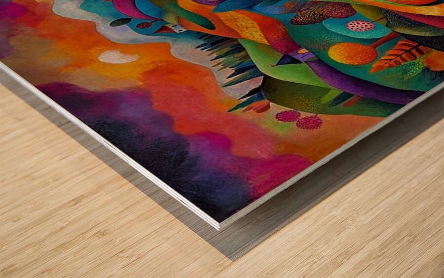 Wanderer’s Path Wood print