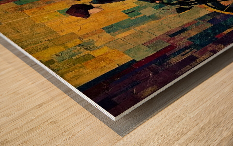 The Yellow Machine Wood print