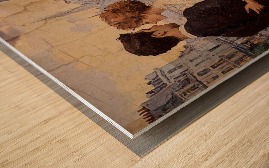 Echoes of Love Wood print