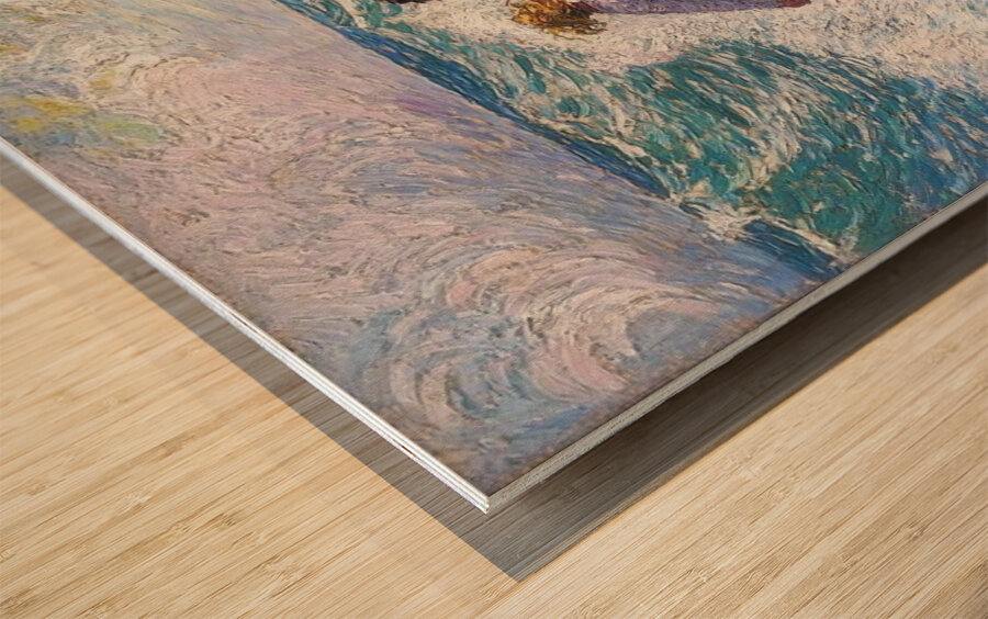 Through Painted Oceans Wood print