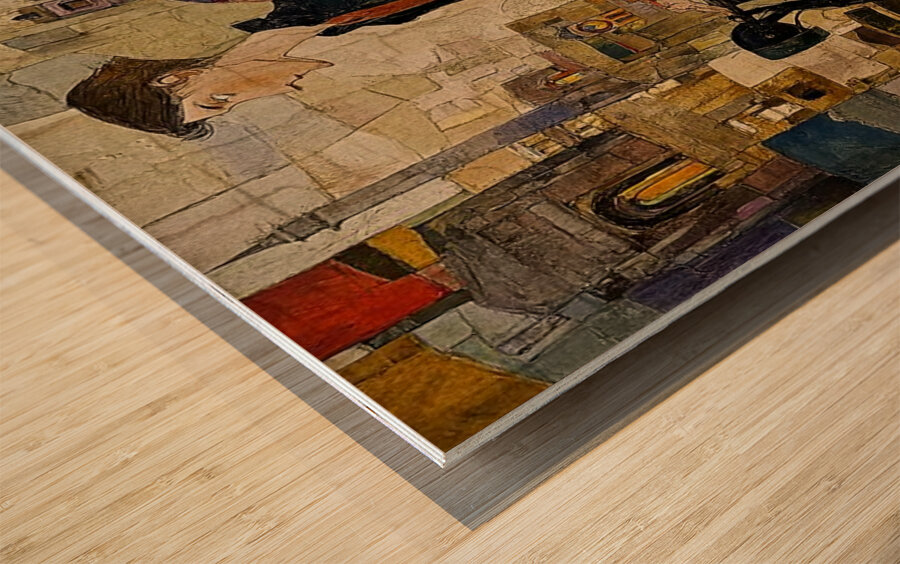 Urban Mosaic Wood print