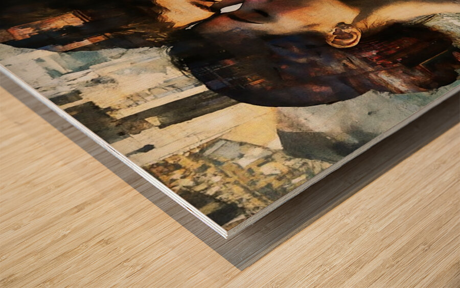 Reconstructing Us Wood print