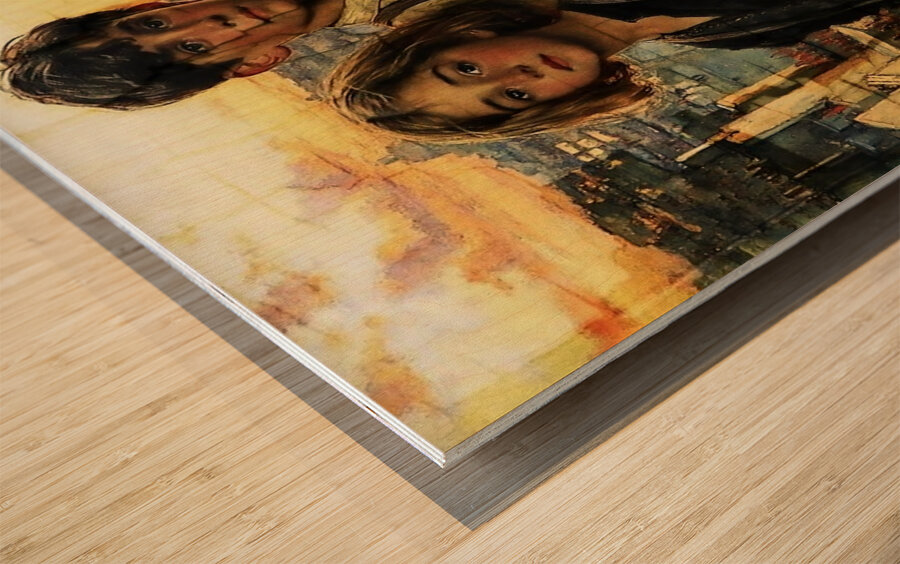 Innocent Eyes Wood print