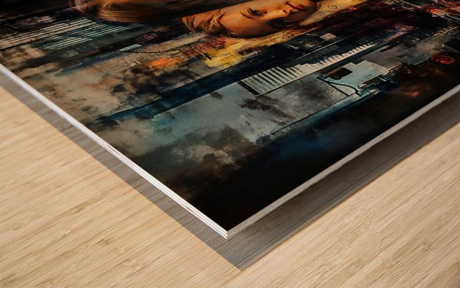 Urban Reflections Wood print