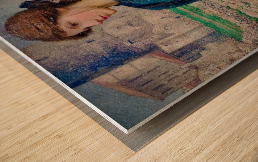 Beneath Forgotten Walls Wood print