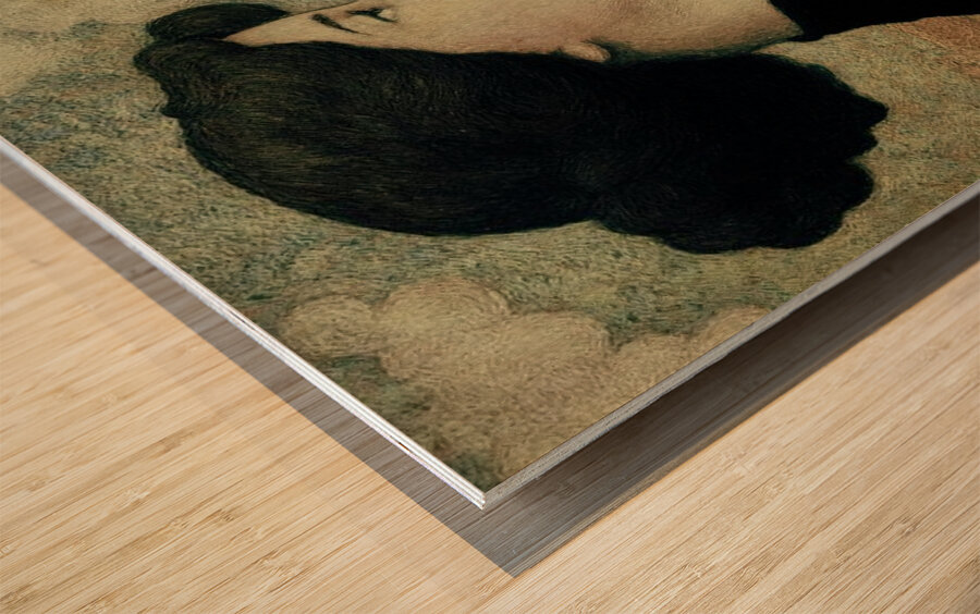 Nostalgia Wore a Face Wood print