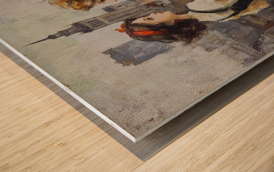 Where Yesterday Stood Still Wood print