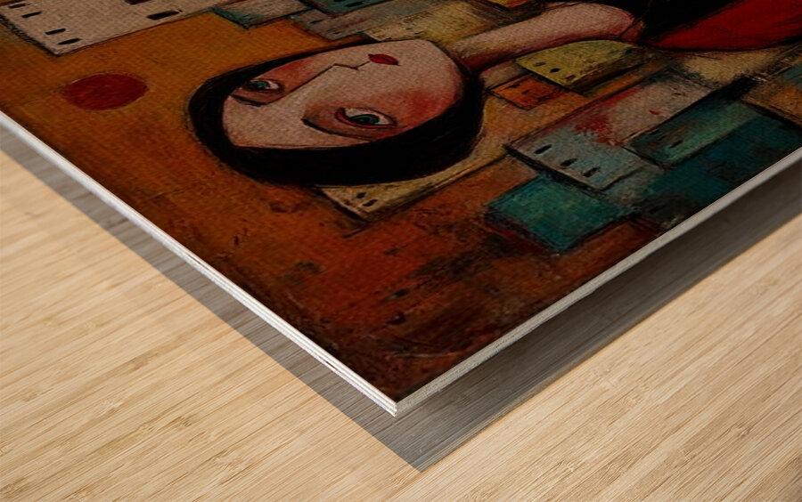 City of Ghosts Wood print