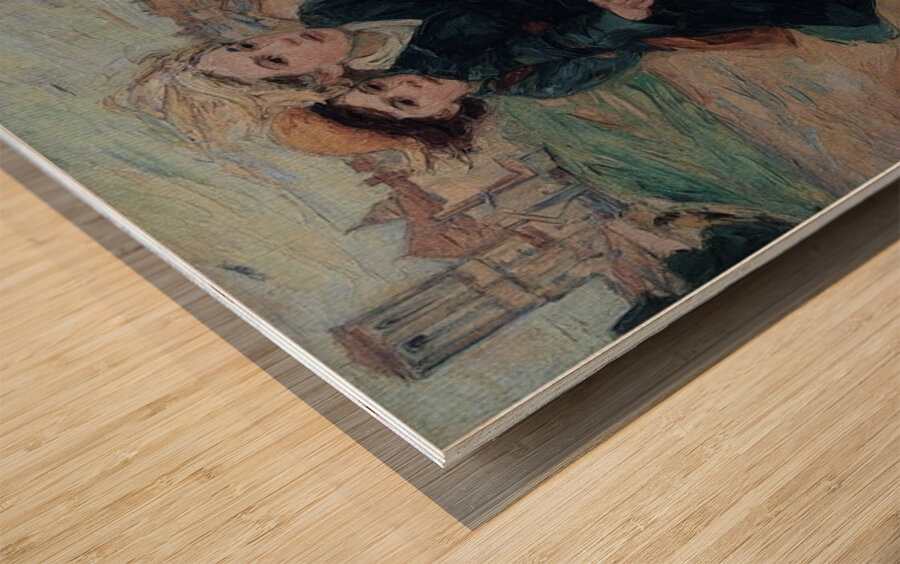 Escape from the Old World Wood print