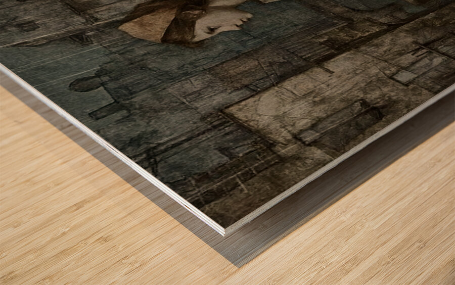 Portrait of Forgotten Hope Wood print