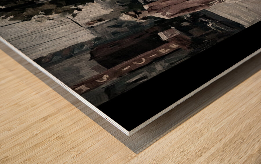 Sidewalk Stories Wood print