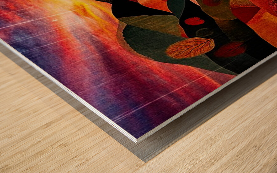 Solitude and Wonder Wood print