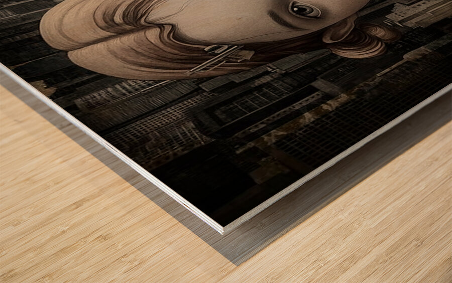 Porcelain Soul Wood print