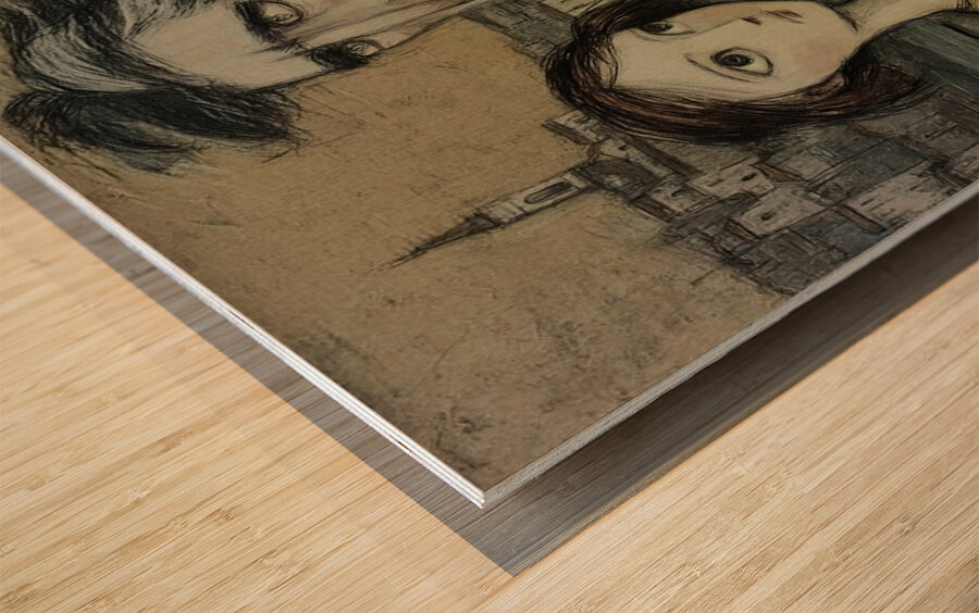 The Long Father Wood print