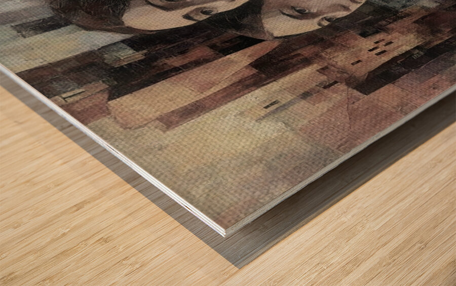 Two Selves Wood print