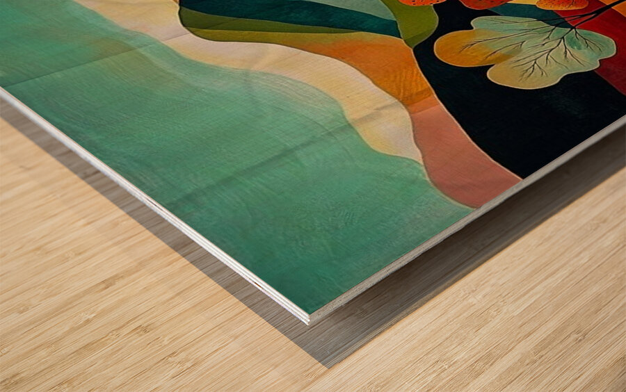 Where the Colors Lead Wood print