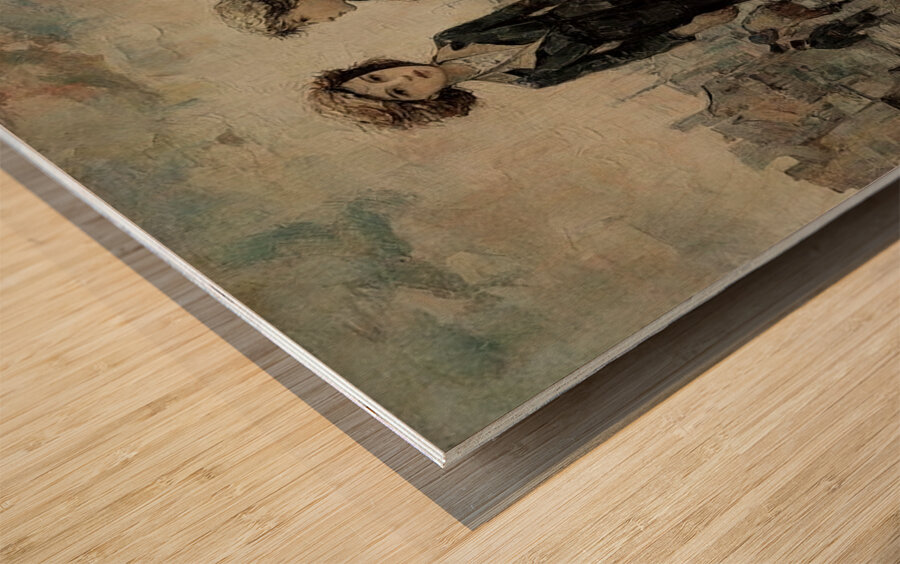 Silent Sisters Wood print