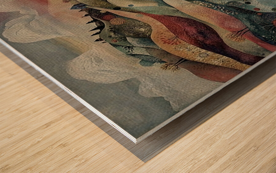 Wandering Spirits Wood print