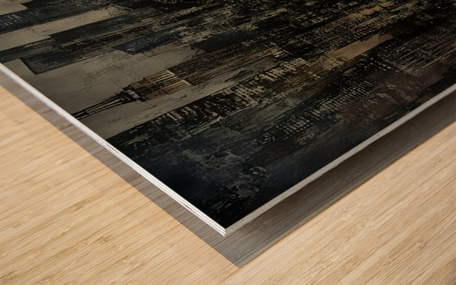 Against the Grid Wood print