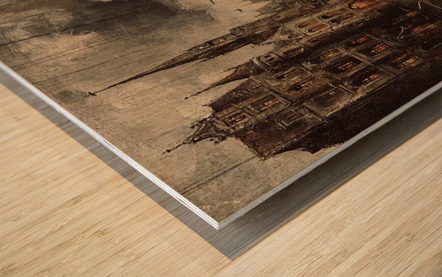 City of Memory Wood print