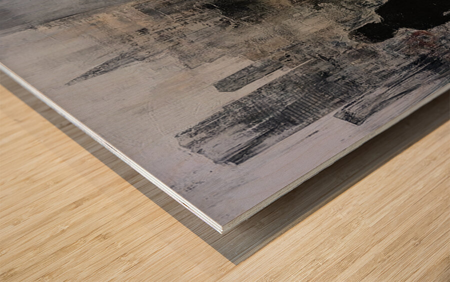 When We Vanish Wood print