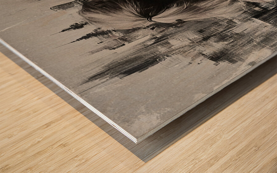 Eyes on the Vanishing Wood print