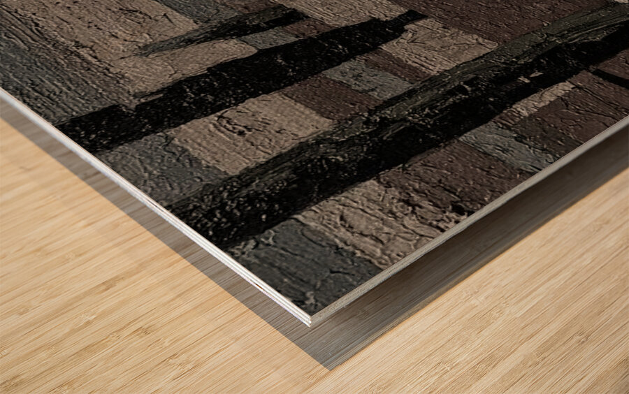 Path of Shadows Wood print