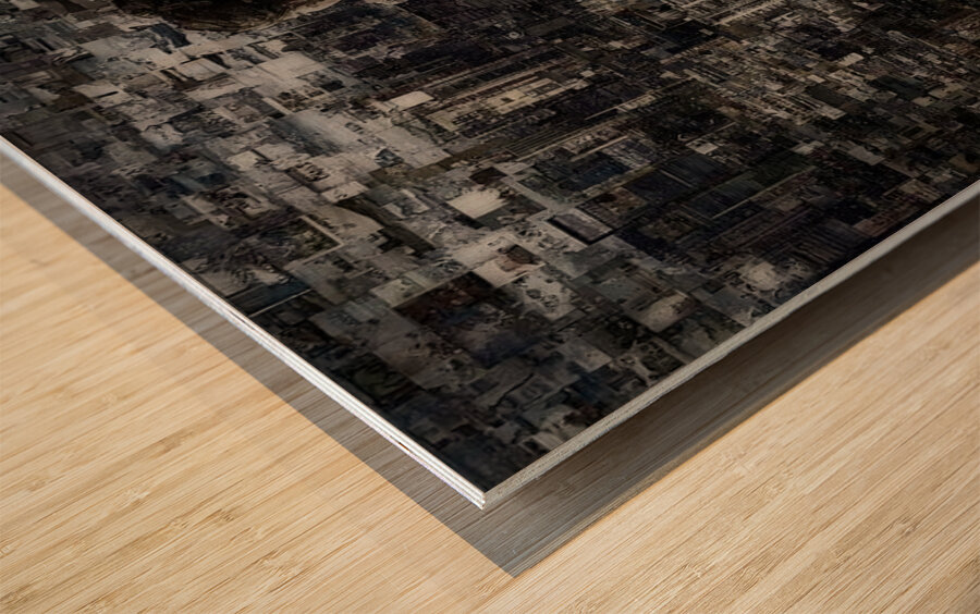 City of Echoes Wood print