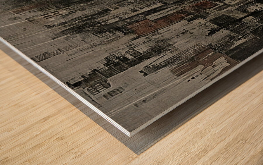 I Am What’s Left Wood print