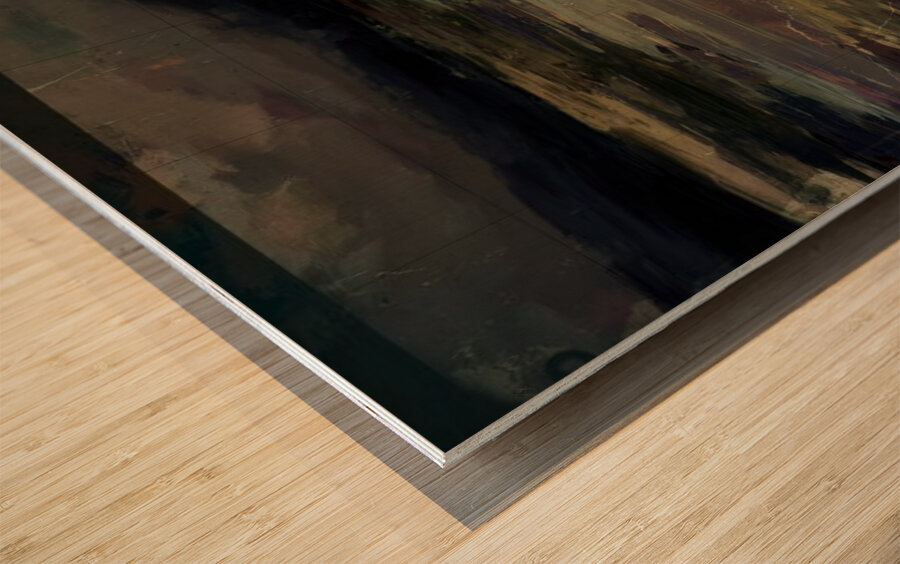 Where the Light Went Wood print