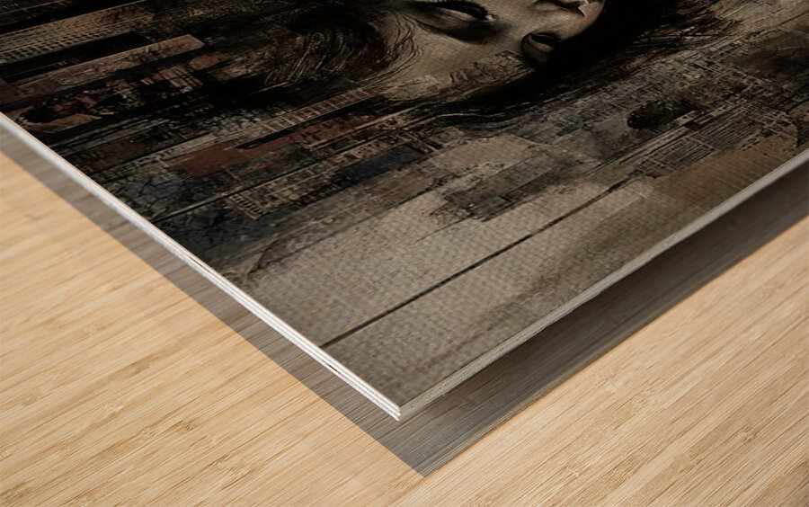 Edge of Becoming Wood print