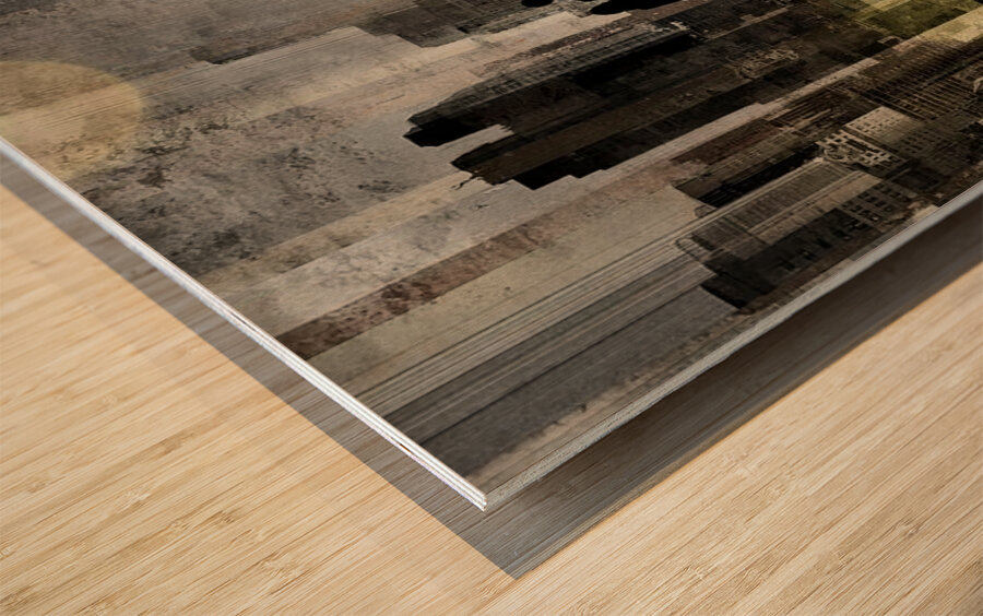 Where Shadows Walk Wood print