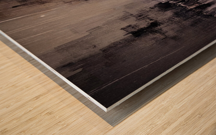 Ghosts in the Rain Wood print