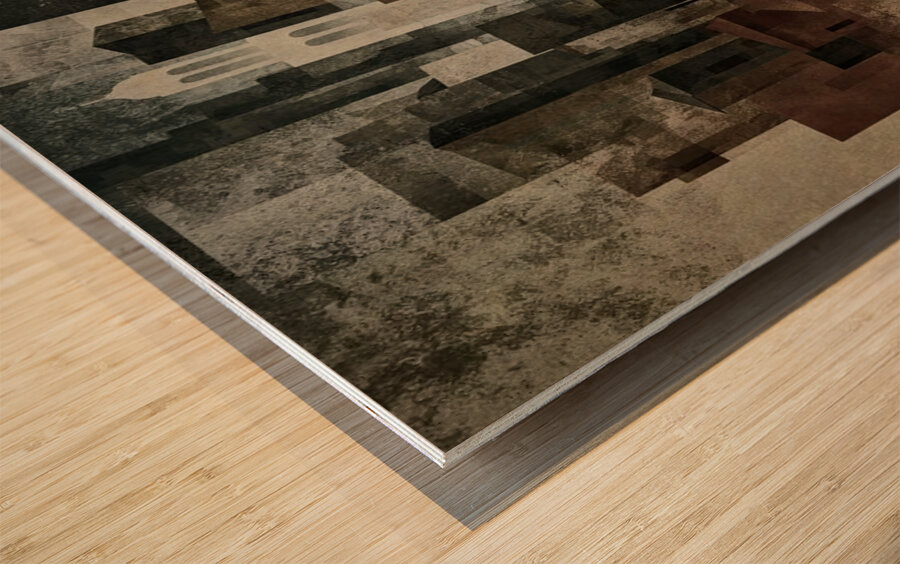 The Shape of What Comes Next Wood print