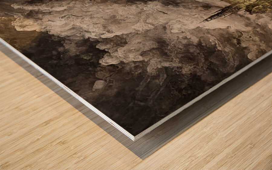 Where Tomorrow Begins Wood print