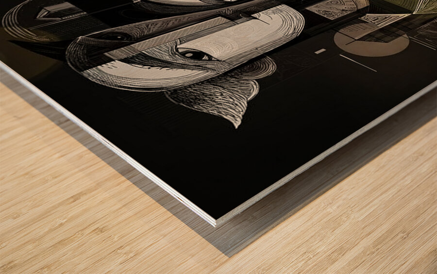 Shadows Between Us Wood print