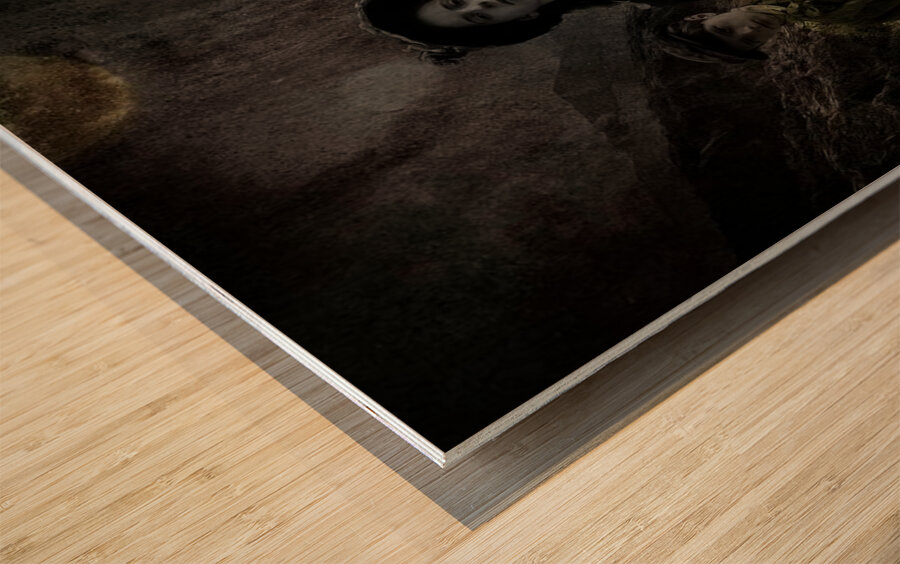 The Hollow Stare Wood print