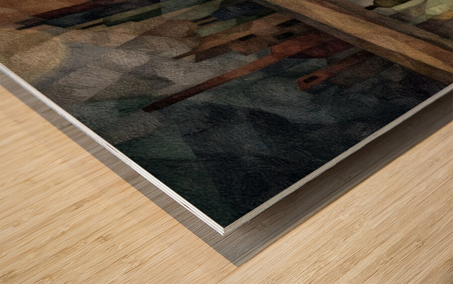 Echoes of Industry Wood print