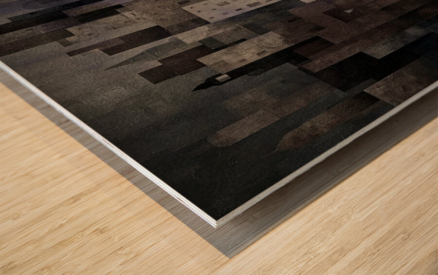 Midnight Walkers Wood print