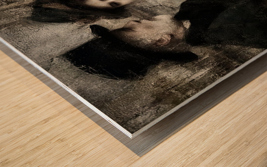 Where Shadows Break Wood print