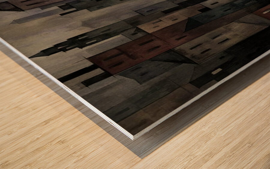 Where Windows Keep Watch Wood print