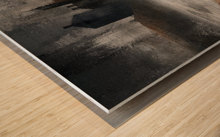 Beyond the Mist Wood print