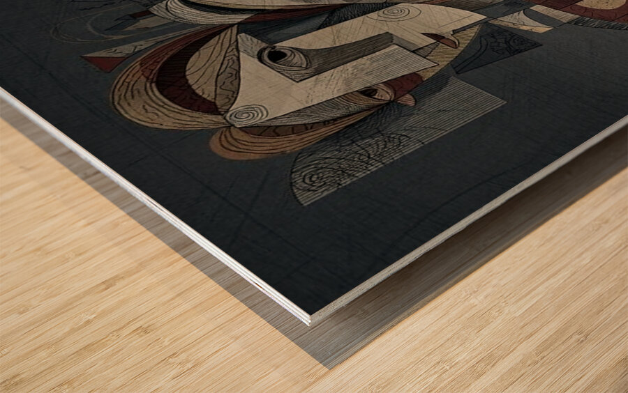 Fragments of Silence Wood print