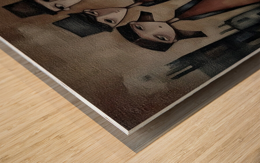 Where Silence Stands Wood print