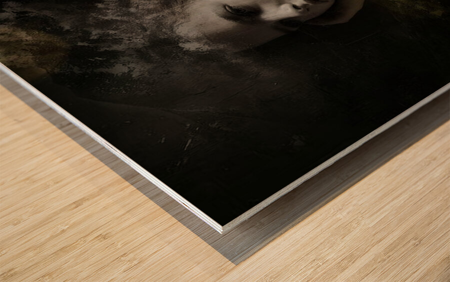 The Weight of Memory Wood print