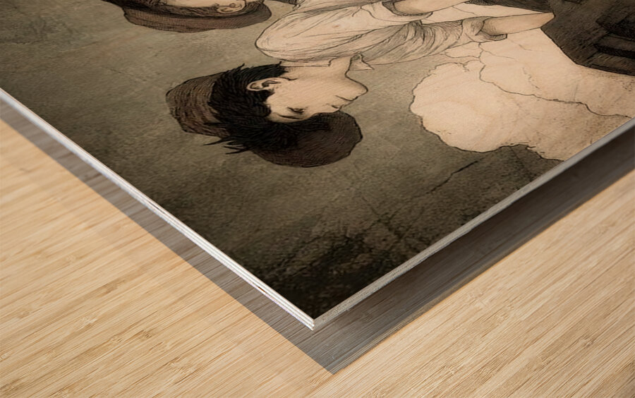 The Edge of Boyhood Wood print