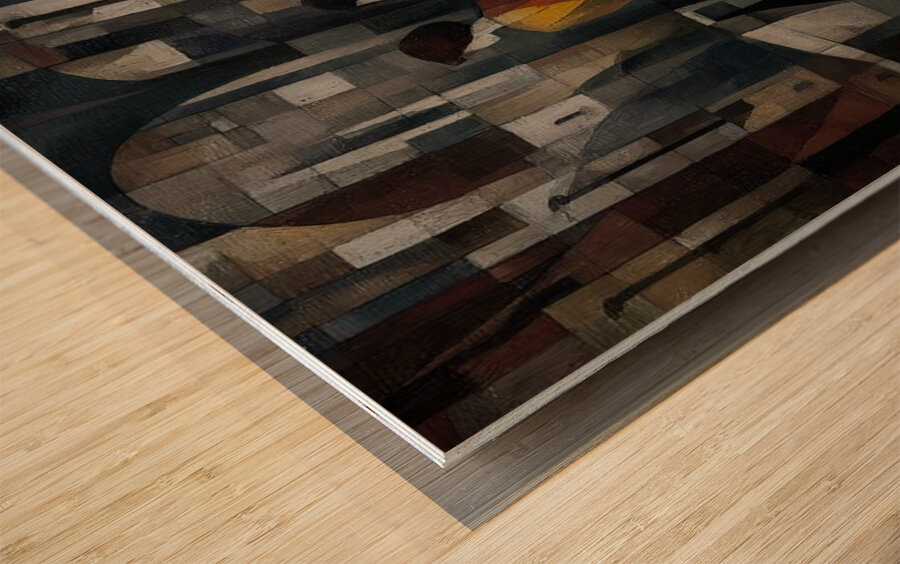 The Forgotten Corridor Wood print